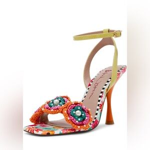 New Betsey Johnson Women Ainsleyy Heeled Sandal